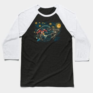 Starry Battle Baseball T-Shirt